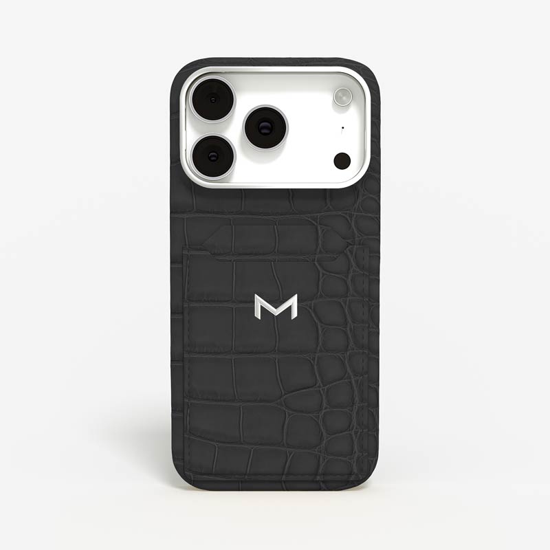 Personnalisation Cardholder Case for iPhone 17 Pro Max in Alligator Cardholder Case for iPhone 17 Pro Max in Alligator
