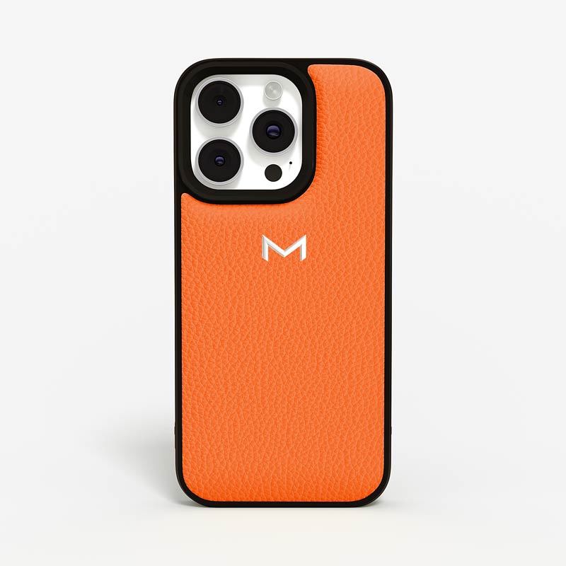 Personnalisation Sport Case for iPhone 15 Pro Max in Calf Sport Case for iPhone 15 Pro Max in Calf