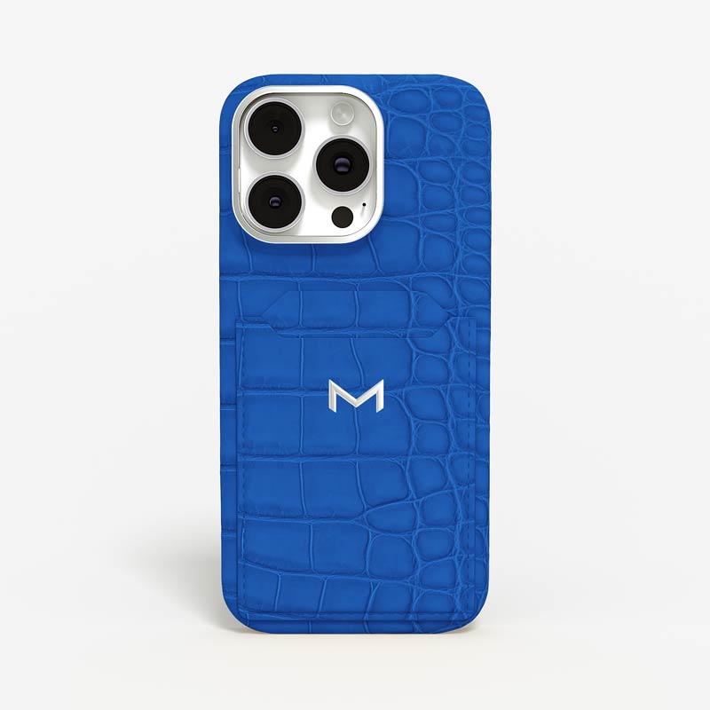 Cardholder Case for iPhone 15 Pro Max in Alligator
