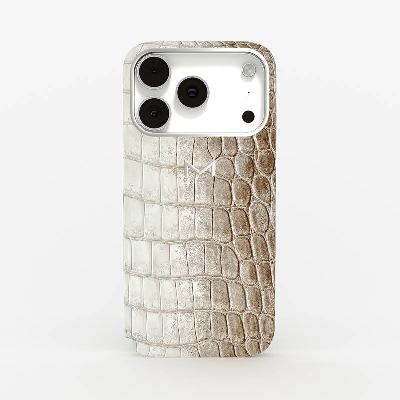 Classic Case for iPhone 17 Pro in Crocodile Himalaya