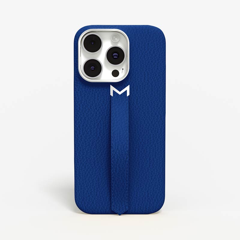 Finger Strap Case for iPhone 15 Pro in Calf