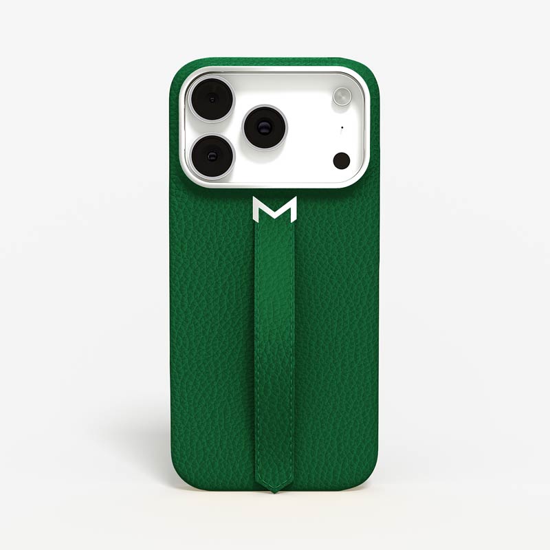 Finger Strap Case for iPhone 17 Pro in Calf
