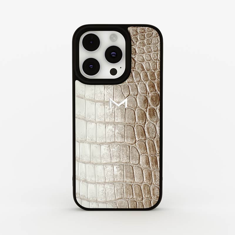 Sport Case for iPhone 15 Pro in Crocodile Himalaya