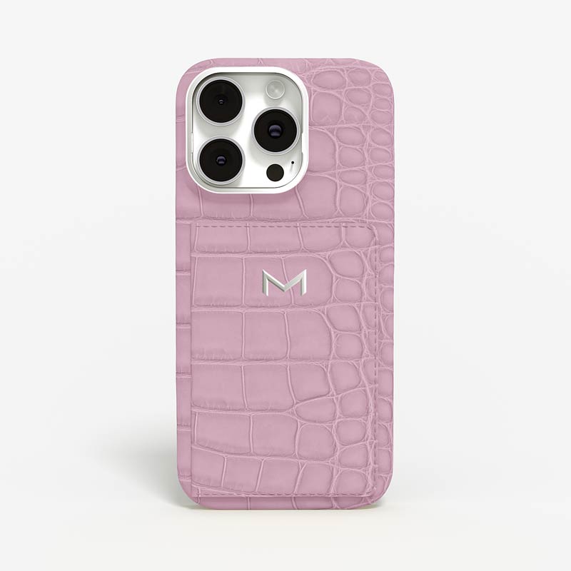 Wallet Case for iPhone 15 Pro in Alligator