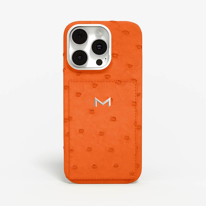 Wallet Case for iPhone 16 Pro in Ostrich