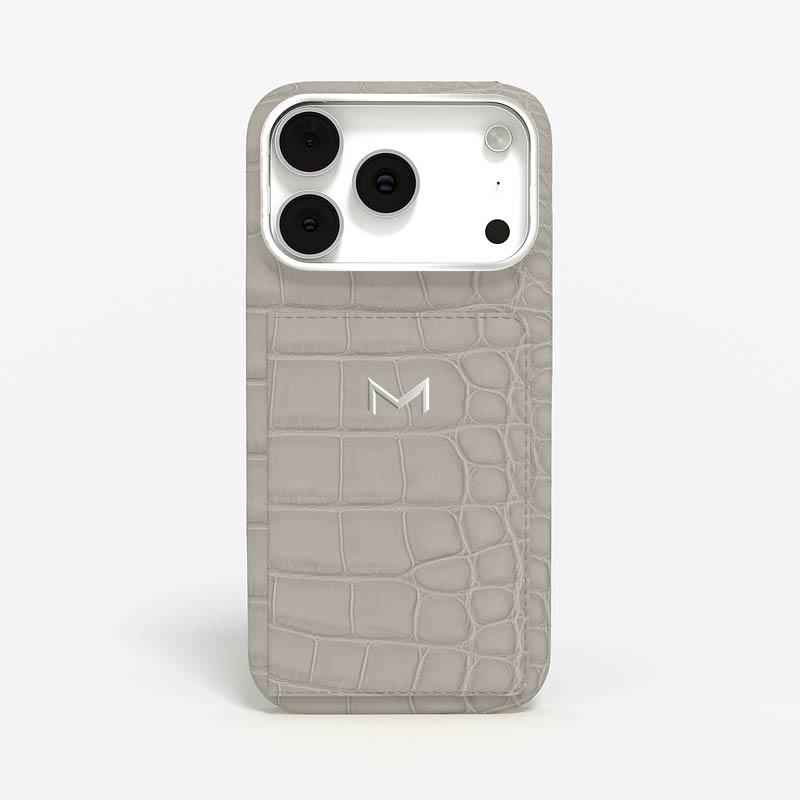 Wallet Case for iPhone 17 Pro Max in Alligator