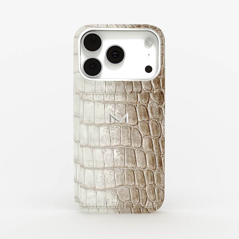 Wallet Case for iPhone 17 Pro Max in Crocodile Himalaya