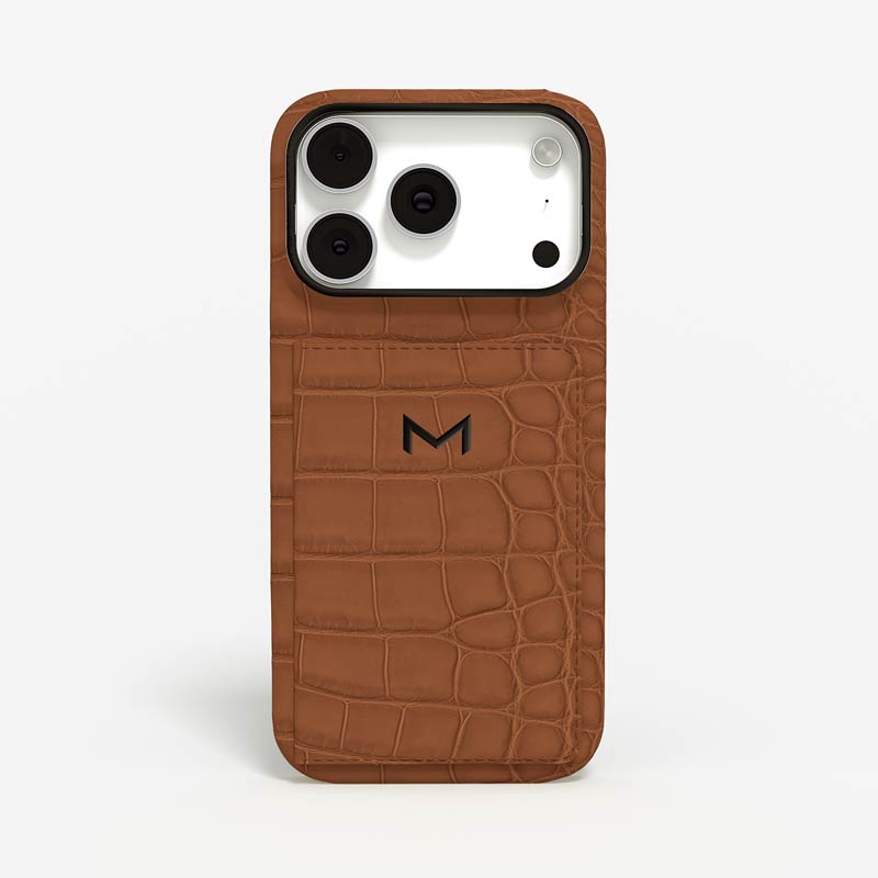 Wallet Case for iPhone 17 Pro in Alligator