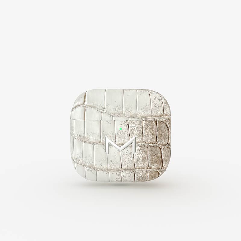 Custom Airpods 4 in Crocodile Himalaya