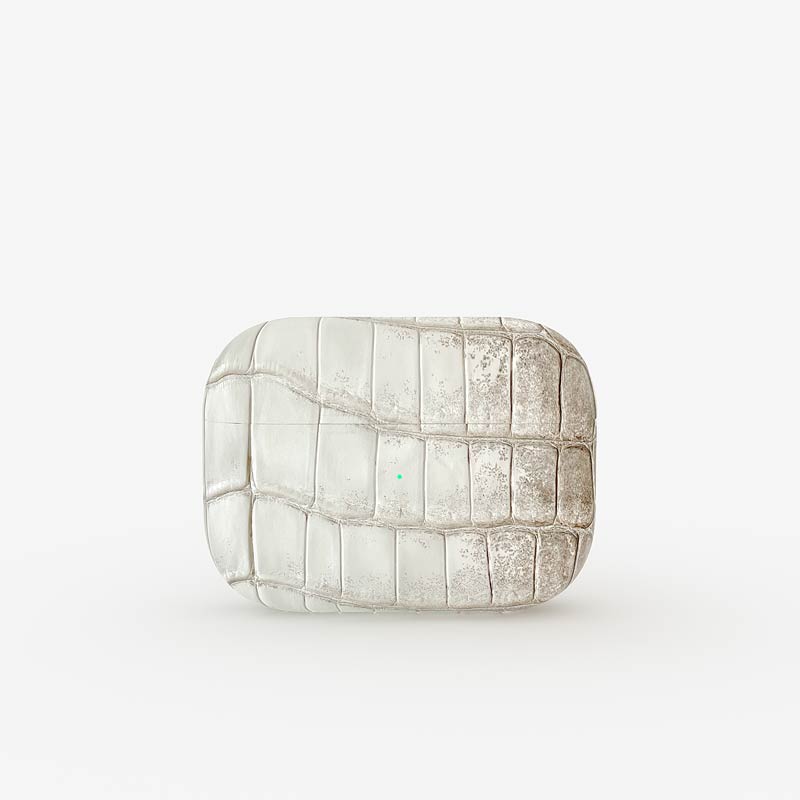 Custom Airpods Pro 3 in Crocodile Himalaya